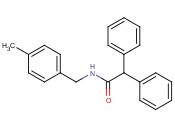 N-(4-methylbenzyl)-2,2-diphenylacetamide