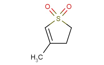 <span class='lighter'>4,5-DIHYDROTHIOPHENE</span>, <span class='lighter'>1,1-DIOXIDE</span>, <span class='lighter'>3-METHYL-</span>