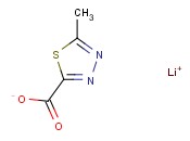 <span class='lighter'>LITHIUM</span> 5-METHYL-1,3,4-THIADIAZOLE-2-CARBOXYLATE