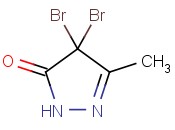 4,4-二<span class='lighter'>溴</span>-3-甲基-2-<span class='lighter'>吡唑</span>啉-5-酮