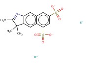 POTASSIUM 2,3,3-TRIMETHYLBENZINDOLENINE-5,7-DISULPHONATE