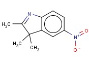 5-硝基-2,3,3-<span class='lighter'>三甲基</span><span class='lighter'>吲哚</span>