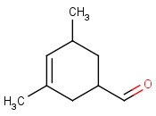 <span class='lighter'>3-CYCLOHEXENE-1-CARBOXALDEHYDE</span>, <span class='lighter'>3,5-DIMETHYL-</span>