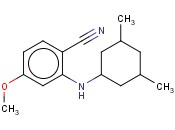 2-[(3,5-DIMETHYLCYCLOHEXYL)AMINO]-<span class='lighter'>4-METHOXYBENZONITRILE</span>