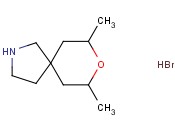 8-氧杂-2-氮杂螺[4.5]癸烷，7,9-二甲基-，（<span class='lighter'>氢溴酸盐</span>）（1:1）
