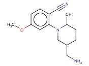 2-[5-(AMINOMETHYL)-2-METHYLPIPERIDIN-1-YL]-<span class='lighter'>4-METHOXYBENZONITRILE</span>