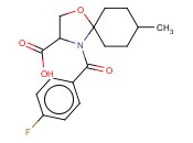 4-(4-FLUOROBENZOYL)-8-METHYL-1-OXA-4-AZASPIRO[4.5]DECANE-3-CARBOXYLIC ACID
