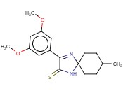 3-(3,5-DIMETHOXYPHENYL)-8-METHYL-1,4-DIAZASPIRO[4.5]DEC-3-ENE-2-THIONE