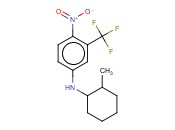 BENZENAMINE, N-(2-METHYLCYCLOHEXYL)-4-NITRO-3-(TRIFLUOROMETHYL)-