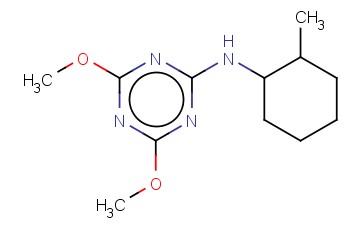 4,6-DIMETHOXY-N-(2-METHYLCYCLOHEXYL)-1,3,5-TRIAZIN-2-AMINE
