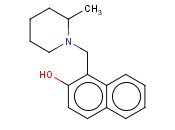 1-[(2-METHYLPIPERIDIN-1-YL)METHYL]-2-<span class='lighter'>NAPHTHOL</span>