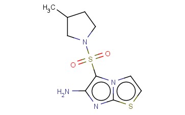 5-[(3-METHYLPYRROLIDIN-1-YL)SULFONYL]IMIDAZO[2,1-B][1,3]THIAZOL-6-AMINE