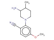 2-(3-AMINO-4-METHYLPIPERIDIN-1-YL)-<span class='lighter'>4-METHOXYBENZONITRILE</span>