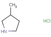 3 -<span class='lighter'>甲基</span><span class='lighter'>吡咯烷</span>盐酸盐
