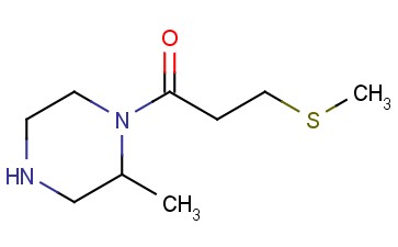 1-(2-METHYLPIPERAZIN-1-YL)-3-(METHYLSULFANYL)PROPAN-1-ONE