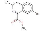7-BROMO-3,4-DIHYDRO-3-METHYL-(1H)-ISOQUINOLINECARBOXYLIC ACID, METHYL ESTER
