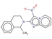 1-METHYL-2-[3-NITROIMIDAZO[1,2-A]PYRIDIN-2-YL]-1,2,3,4-TETRAHYDROISOQUINOLINE