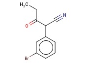 2-(<span class='lighter'>3-BROMOPHENYL</span>)-3-OXOPENTANENITRILE