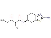 PENTANAMIDE, 2-METHYL-3-OXO-,N-(2-AMINO-4,5,6,7-TETRAHYDRO-6-BENZOTHIAZOLYL)-,(6S)-