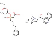 [(R)-(1S)]-[[2-METHYL-1-(1-OXOPROPOXY)PROPOXY](4-PHENYL BUTYL) PHOSPHINYL] ACETIC ACID, CINCHONIDINE SALT
