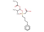 [(2-METHYL-1-PROPIONYLPROPOXY)(4-PHENYLBUTYL)PHOSPHINOYL]ACETIC ACID