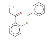 1-PROPANONE, 1-[3-[(PHENYLMETHYL)THIO]-2-PYRIDINYL]-