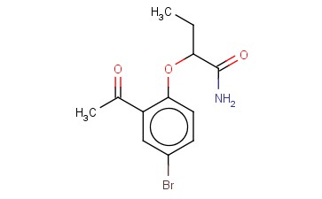 2-(2-<span class='lighter'>ACETYL</span>-4-BROMOPHENOXY)BUTANAMIDE