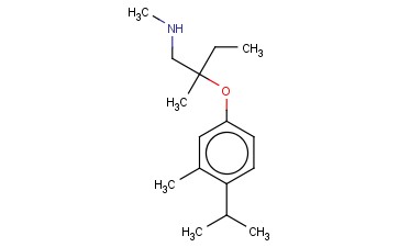 METHYL((2-METHYL-2-[3-METHYL-4-(PROPAN-2-YL)PHENOXY]BUTYL))AMINE