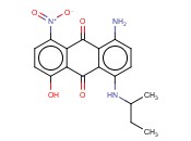1-氨基-5-羟基-4-[(1-甲基丙基)氨基]-8-硝基-9,10-<span class='lighter'>蒽</span><span class='lighter'>醌</span>