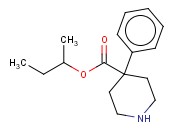 BUTAN-2-YL 4-<span class='lighter'>PHENYLPIPERIDINE</span>-4-CARBOXYLATE