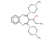 3H-1,5-BENZODIAZEPINE-3-METHANOL, ALPHA-ETHYL-2,4-BIS(4-METHYL-1-PIPERAZINYL)-