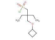 2-(CYCLOBUTOXYMETHYL)-2-ETHYLBUTANE-1-<span class='lighter'>SULFONYL</span> <span class='lighter'>CHLORIDE</span>