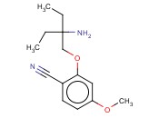 2-(2-AMINO-2-ETHYLBUTOXY)-<span class='lighter'>4-METHOXYBENZONITRILE</span>