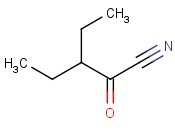 3-乙基-2-<span class='lighter'>氧</span>代戊腈