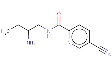 N-(2-AMINOBUTYL)-5-<span class='lighter'>CYANOPYRIDINE</span>-2-CARBOXAMIDE