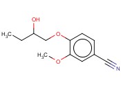 4-(2-HYDROXYBUTOXY)-3-<span class='lighter'>METHOXYBENZONITRILE</span>