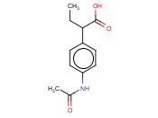 2-(4-ACETYLAMINO-PHENYL)-<span class='lighter'>BUTYRIC</span> ACID