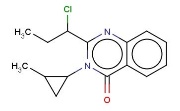 2-(1-CHLOROPROPYL)-3-(2-METHYLCYCLOPROPYL)-3,4-DIHYDROQUINAZOLIN-4-ONE