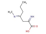 HEPTANOIC ACID, 2-IMINO-4-(METHYLIMINO)-,(E)-