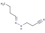 (E)-3-(2-BUTYLIDENEHYDRAZINYL)PROPANENITRILE