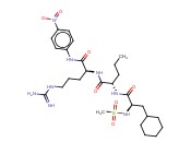 METHYLSULFONYL-D-CYCLOHEXYLALANINE-L-2-AMINOBUTYRIC ACID-ARG-P-NITRO-ANILIDE