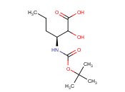HEXANOIC ACID, 3-[[(1,1-DIMETHYLETHOXY)CARBONYL]AMINO]-2-HYDROXY-, (3S)-