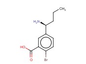 5-((1S)-1-AMINOBUTYL)-<span class='lighter'>2-BROMOBENZOIC</span> ACID