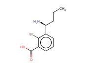 3-((1S)-1-AMINOBUTYL)-<span class='lighter'>2-BROMOBENZOIC</span> ACID