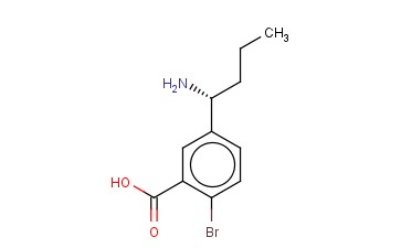 5-((1R)-1-AMINOBUTYL)-<span class='lighter'>2-BROMOBENZOIC</span> ACID