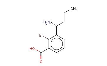 3-((1R)-1-AMINOBUTYL)-<span class='lighter'>2-BROMOBENZOIC</span> ACID