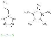 (PENTAMETHYLCYCLOPENTADIENYL)(N-PROPYLCYCLOPENTADIENYL)ZIRCONIUM DICHLORIDE