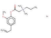 PROPAN-1-AMINIUM BROMIDE, N-(2-(4-ALLYL-2-METHOXYPHENOXY)-2-OXOETHYL)-N,N-DIMETHYL-