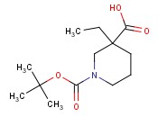 1-BOC-3-乙基哌啶-3-甲酸