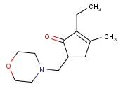 2-环戊烯-1-酮,2-乙基-3-甲基-5-(4-<span class='lighter'>吗</span><span class='lighter'>啉</span><span class='lighter'>基</span>甲基)-